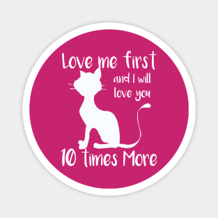 Loving Cat Quotes Magnet